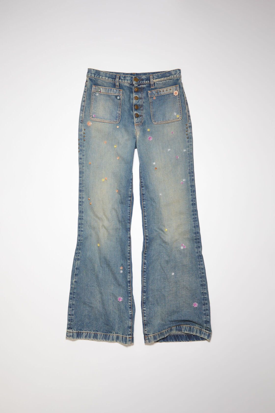 Graphic Denim Mid Blue TROU000820 sold by Nomad product image thumbnail 3