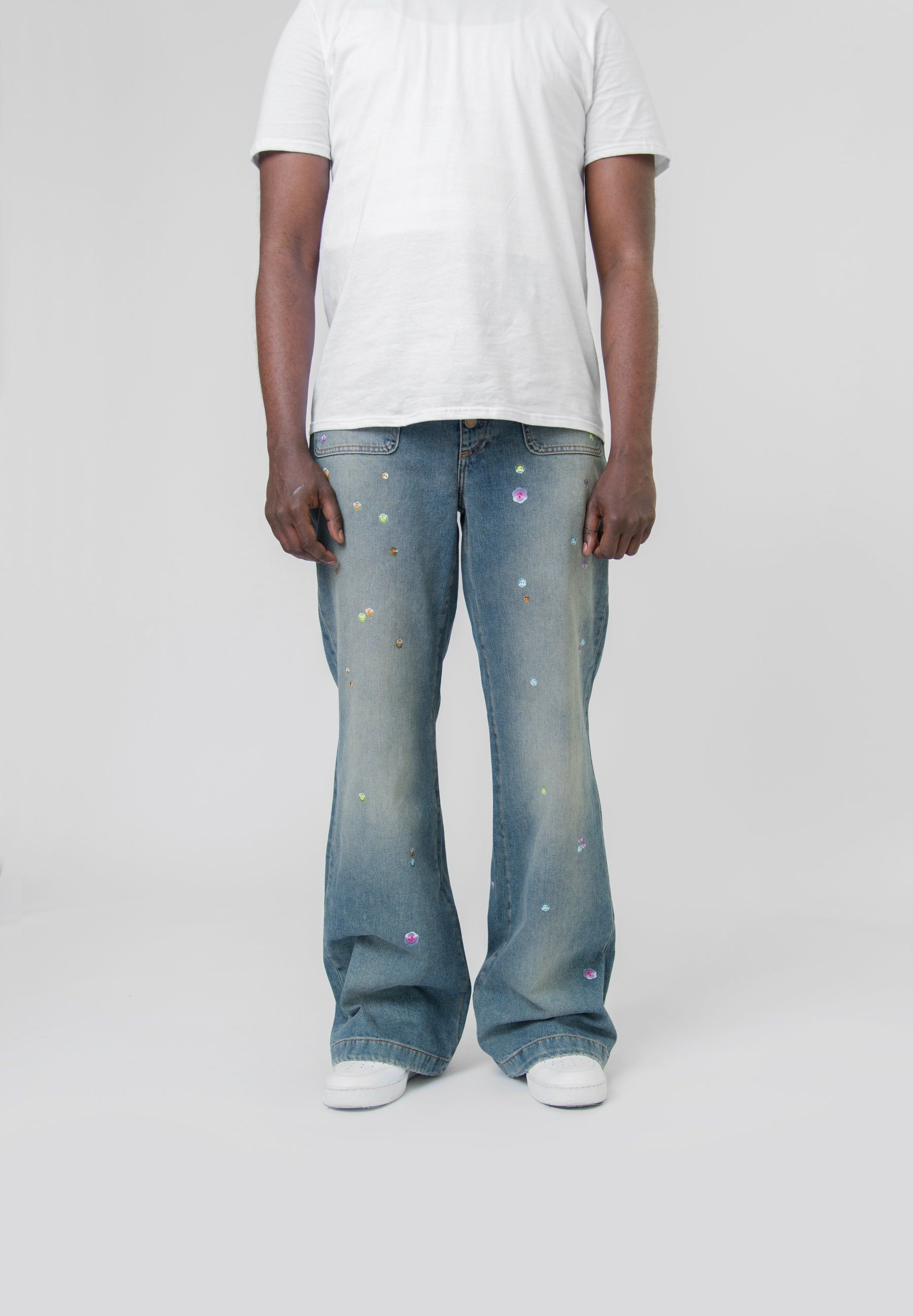 Graphic Denim Mid Blue TROU000820 sold by Nomad product image thumbnail 4