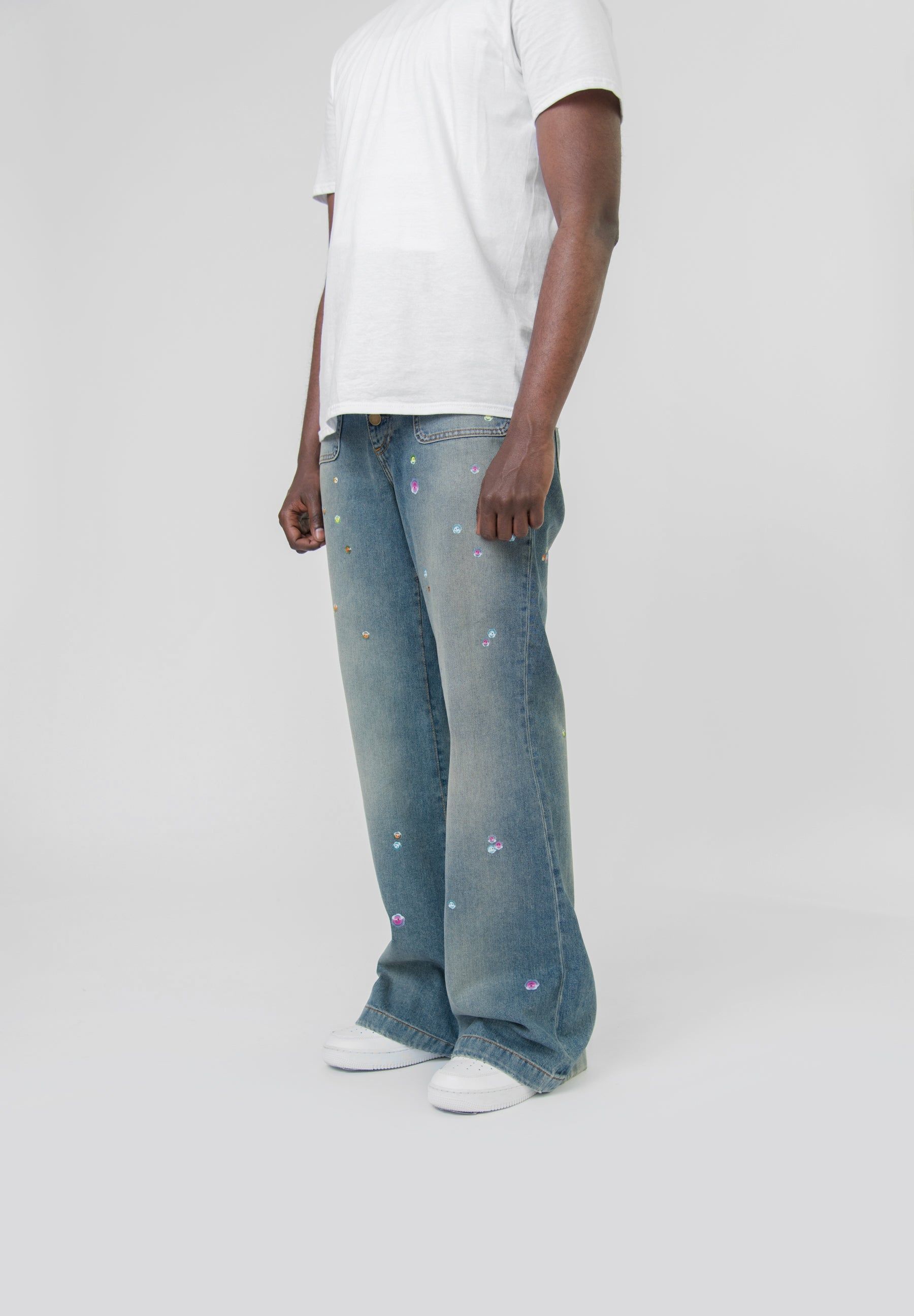 Graphic Denim Mid Blue TROU000820 sold by Nomad product image thumbnail 6