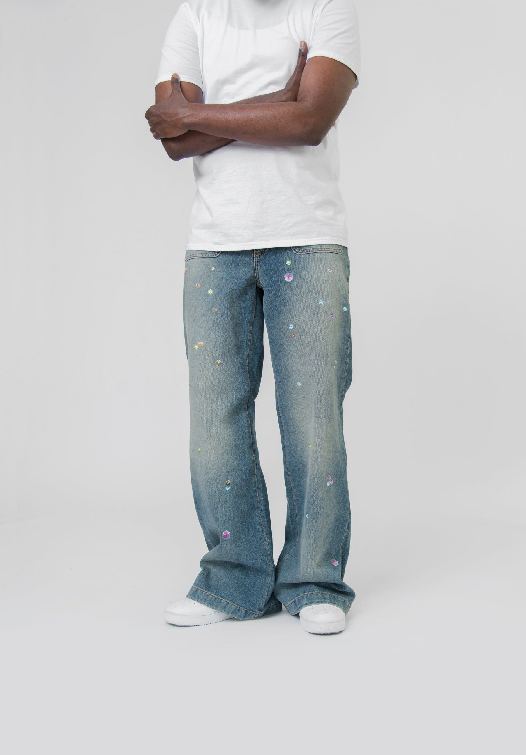 Graphic Denim Mid Blue TROU000820 sold by Nomad product image thumbnail 5
