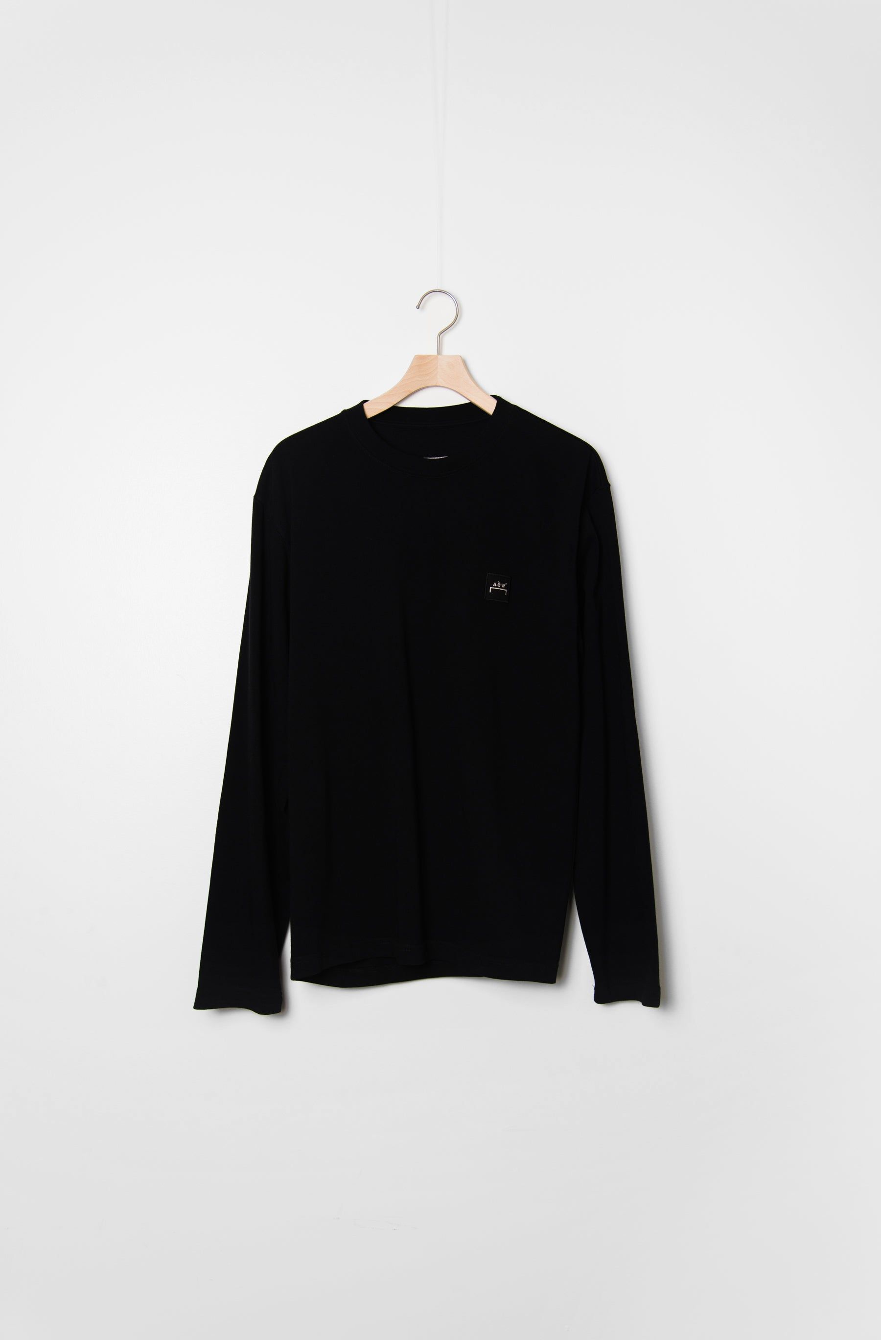 Long Sleeve Essentials Logo Tee Black TS044 sold by Nomad product image thumbnail 2