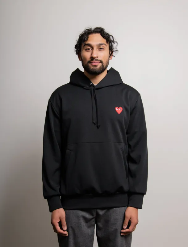 Emblem Pullover Hoodie Black/Red T174 sold by Nomad