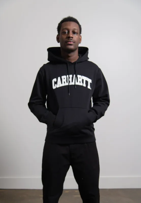 University Hoodie Black/White sold by Nomad