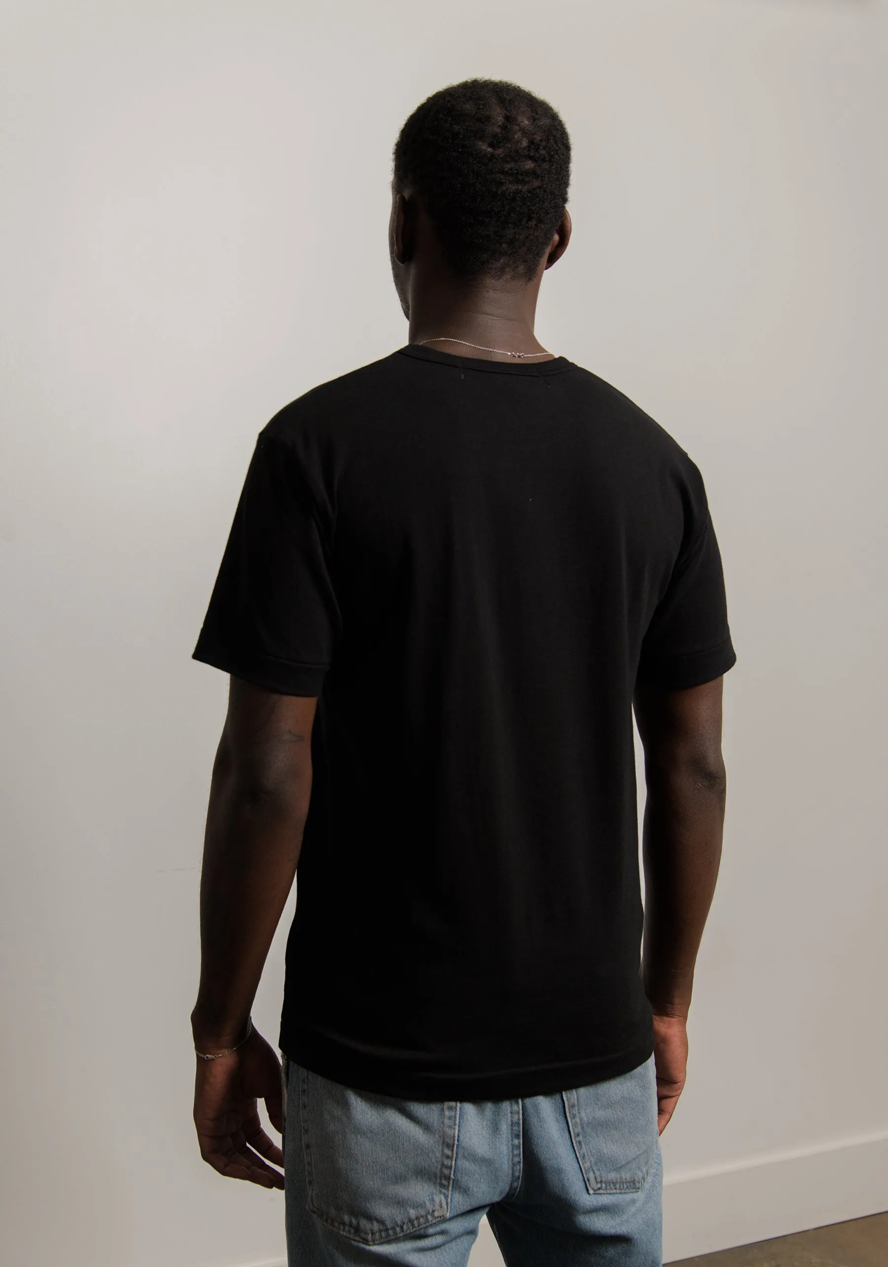 Layered Double Emblem Tee Black/Red T288 sold by Nomad product image thumbnail 5