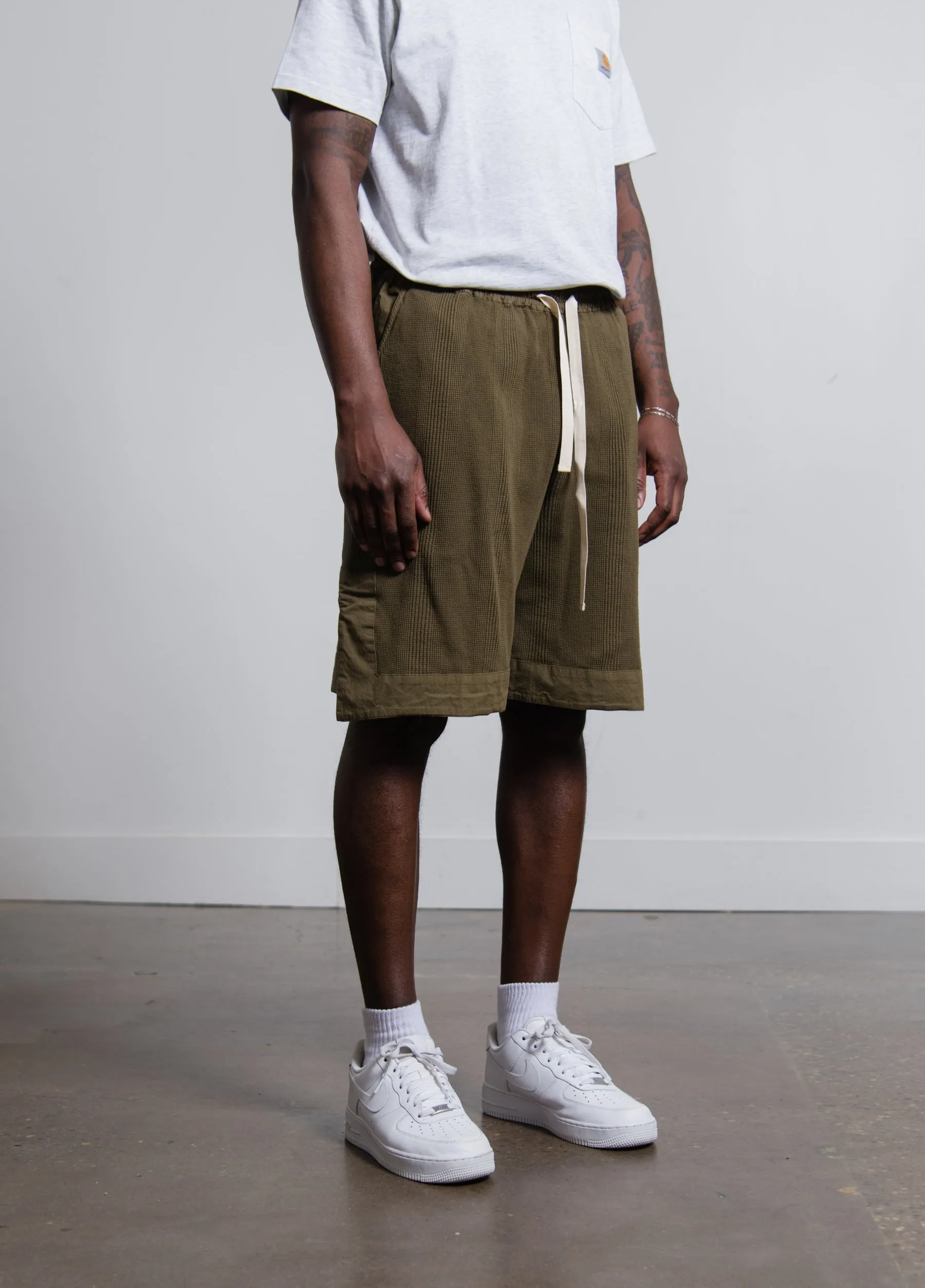 Waffle Stripe Short Medium Green JPUU707501 sold by Nomad product image thumbnail 4