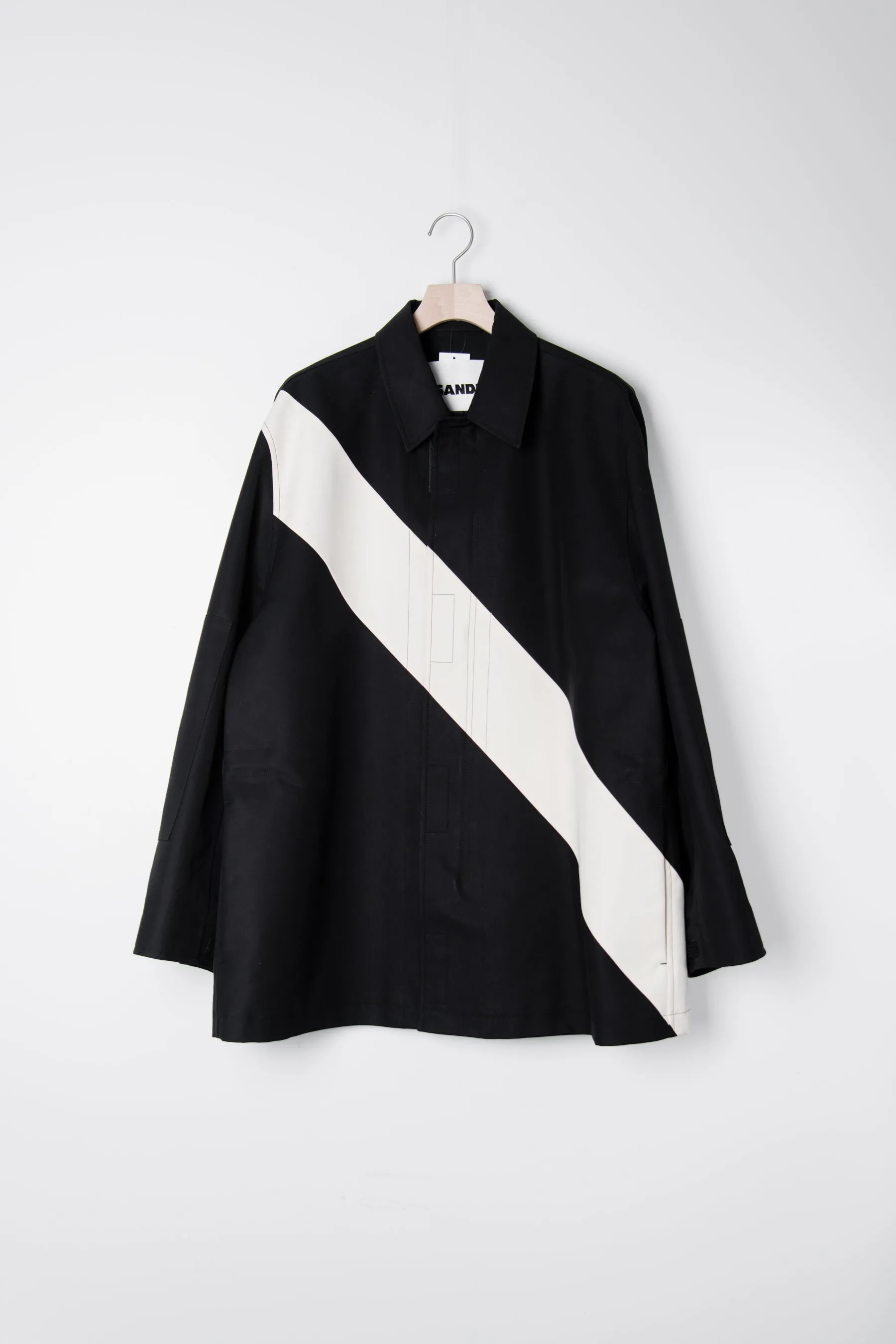 Fine Double Cotton Field Jacket Black JSMU400201 sold by Nomad product image thumbnail 2