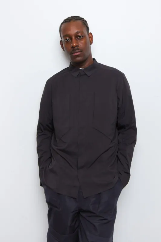 Demlo Overshirt Black sold by Nomad