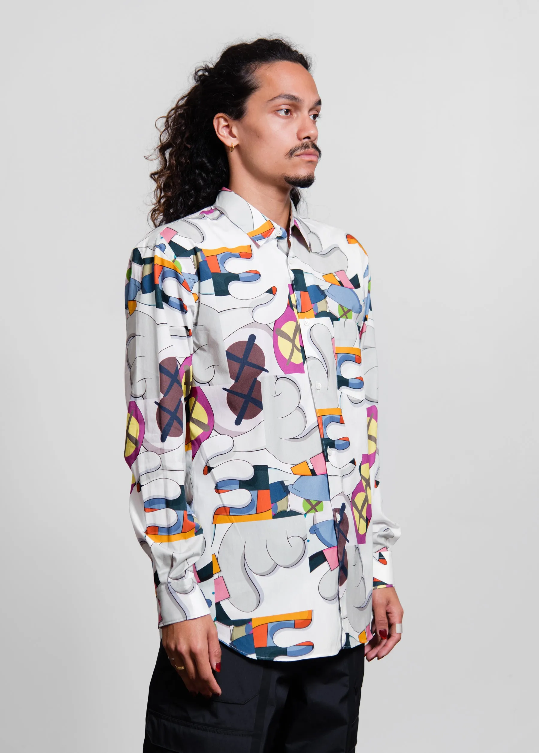 Kaws Hands Allover Print Shirt Multicolour B021 sold by Nomad product image thumbnail 3