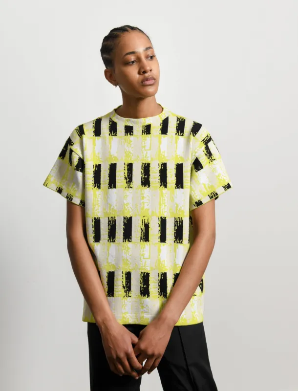Tsivot Short Sleeve Sweater Yellow/Beige sold by Nomad
