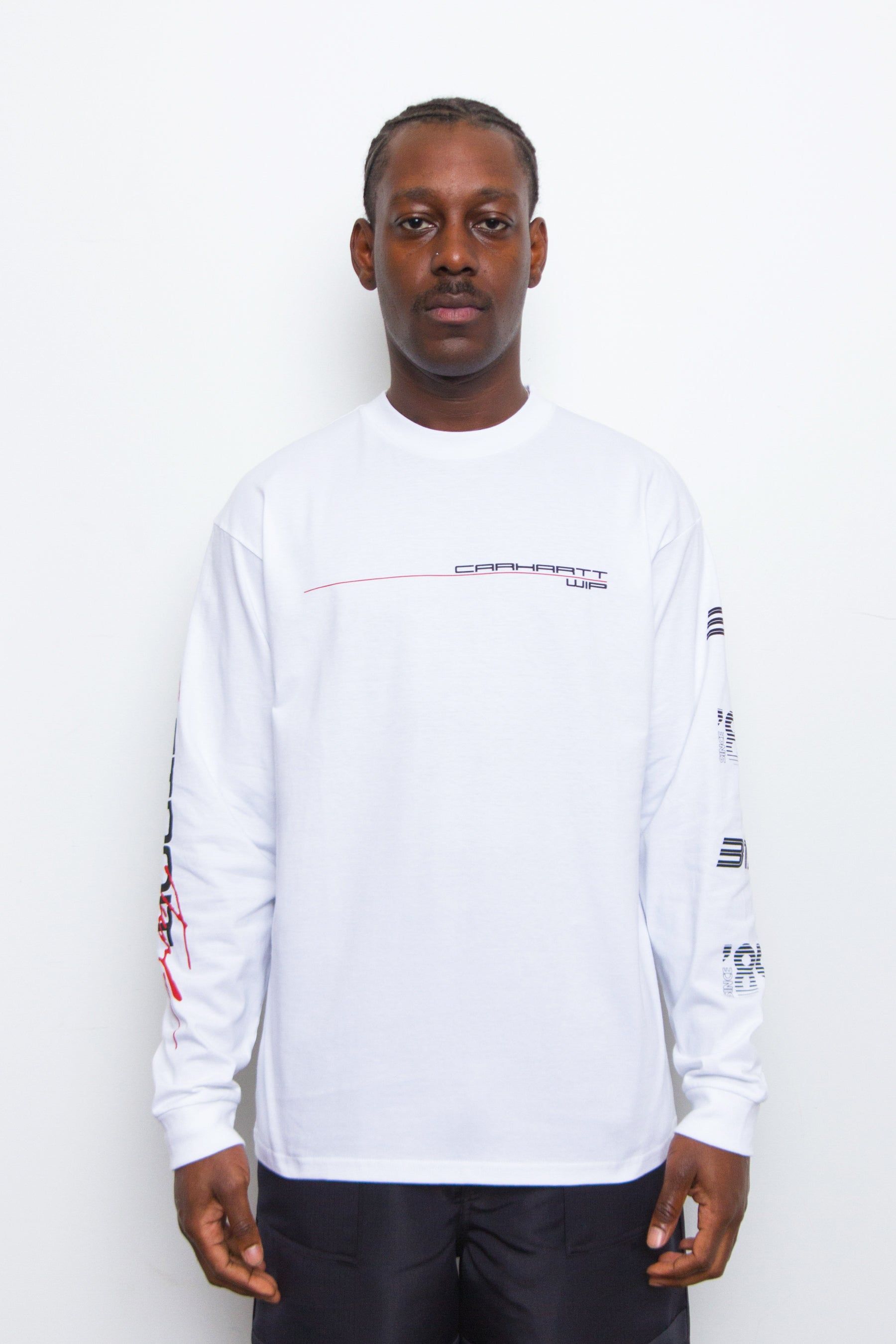 Detroit Turbo Long Sleeve Tee White sold by Nomad product image thumbnail 4