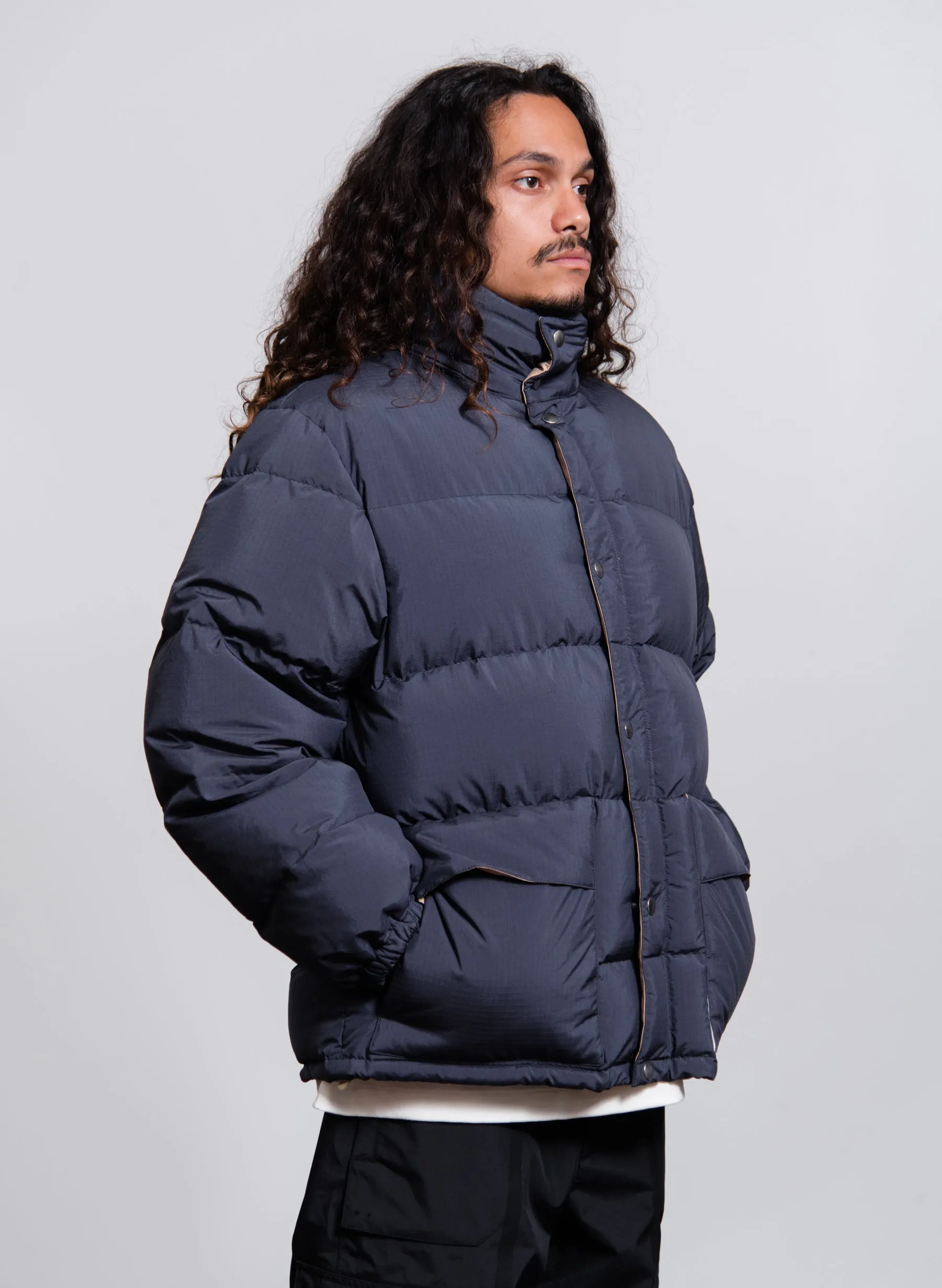 Water Repellent Ripstop Down Jacket Navy sold by Nomad product image thumbnail 4