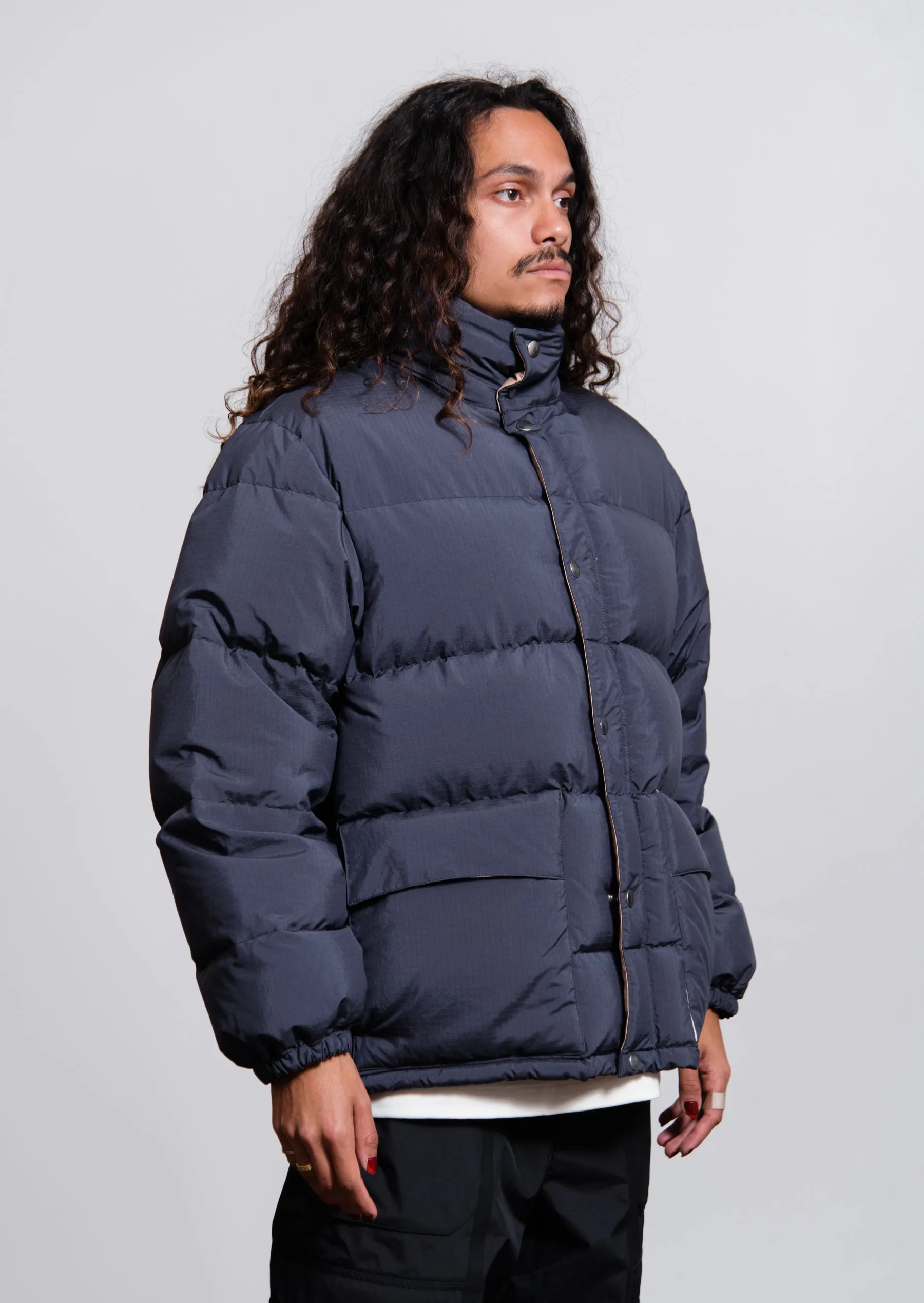 Water Repellent Ripstop Down Jacket Navy sold by Nomad product image thumbnail 5