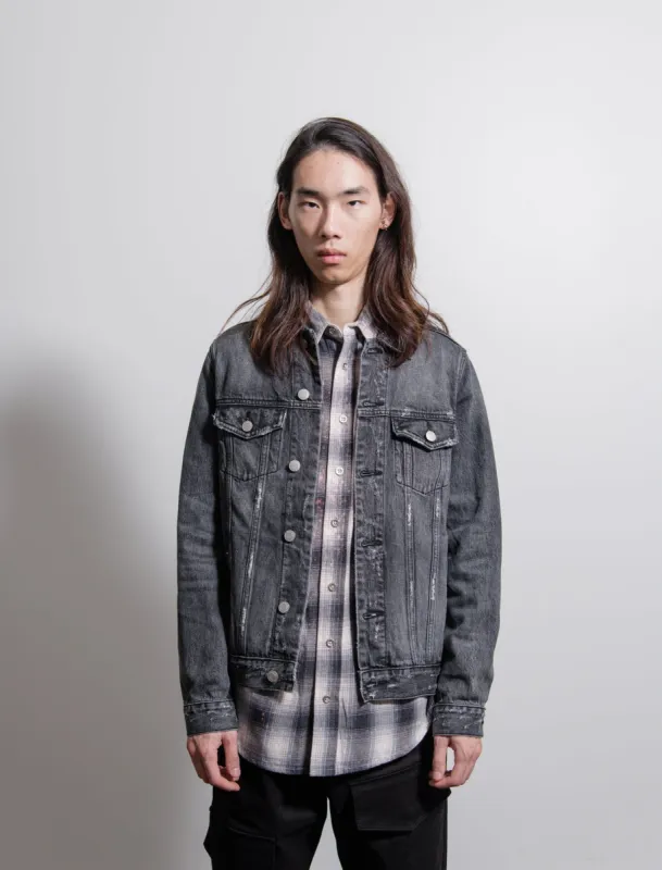 Classic Fit Jacket Black Wash sold by Nomad