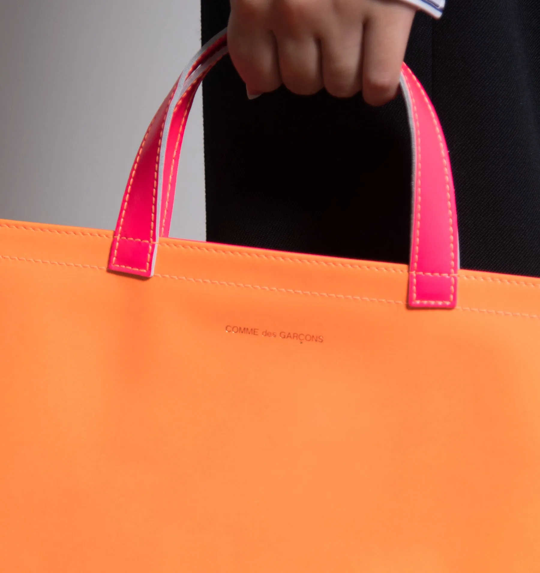 Super Fluo Tote Bag Yellow/Orange/Pink sold by Nomad product image thumbnail 4