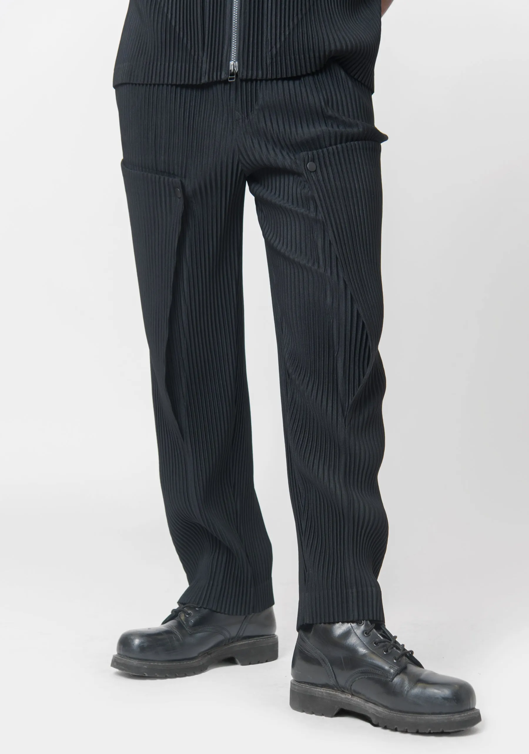Unfold Pleated Trouser Black JF366-15 sold by Nomad product image thumbnail 4