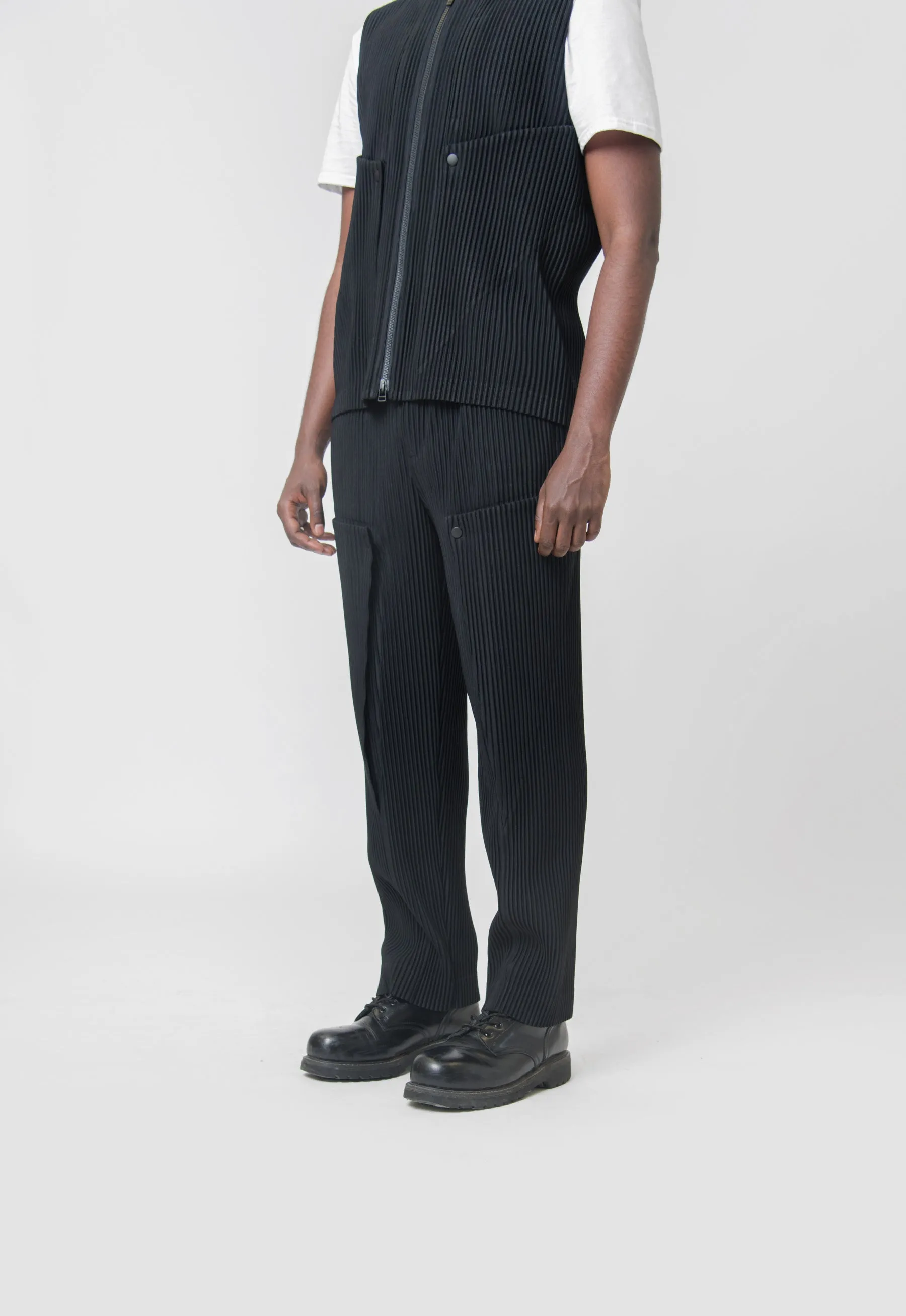 Unfold Pleated Trouser Black JF366-15 sold by Nomad product image thumbnail 5