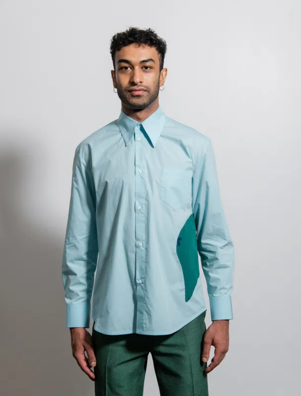 Leylim Shirt Sky Blue sold by Nomad