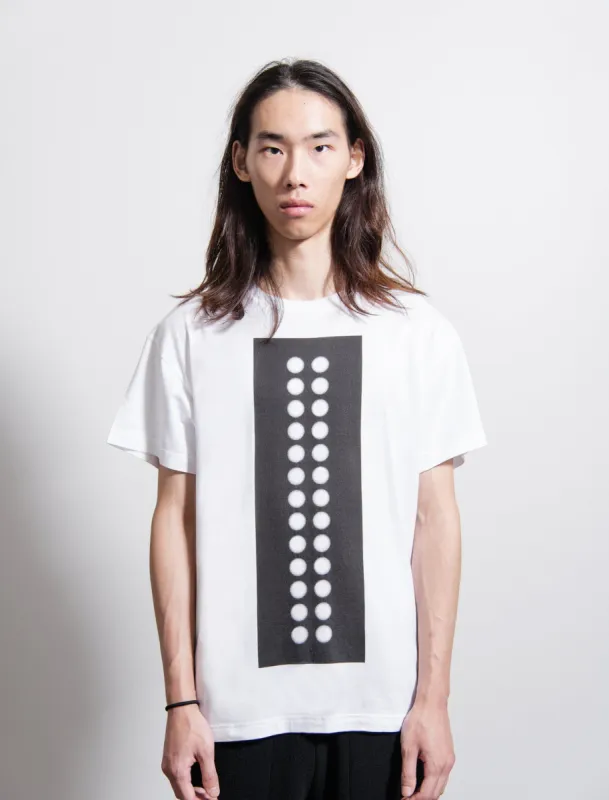 Graphic Short Sleeve Tee White/Black sold by Nomad