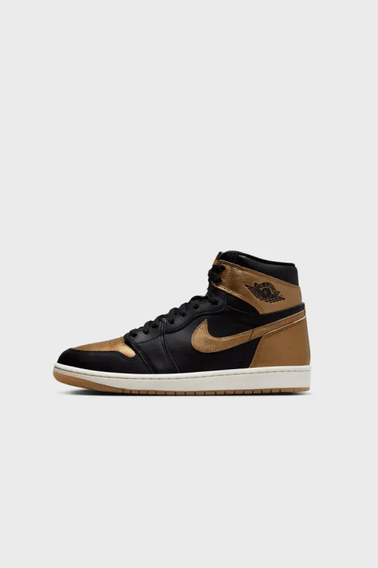 Air Jordan 1 Retro High OG Black/Metallic Gold-Sail DZ5485-071 sold by Nomad