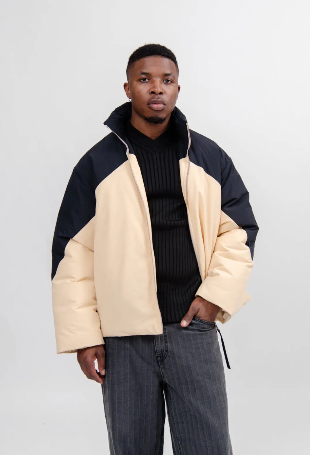 Down Jacket 18 MC Pale Peach/Black J47AF0128-JTN359001 sold by Nomad