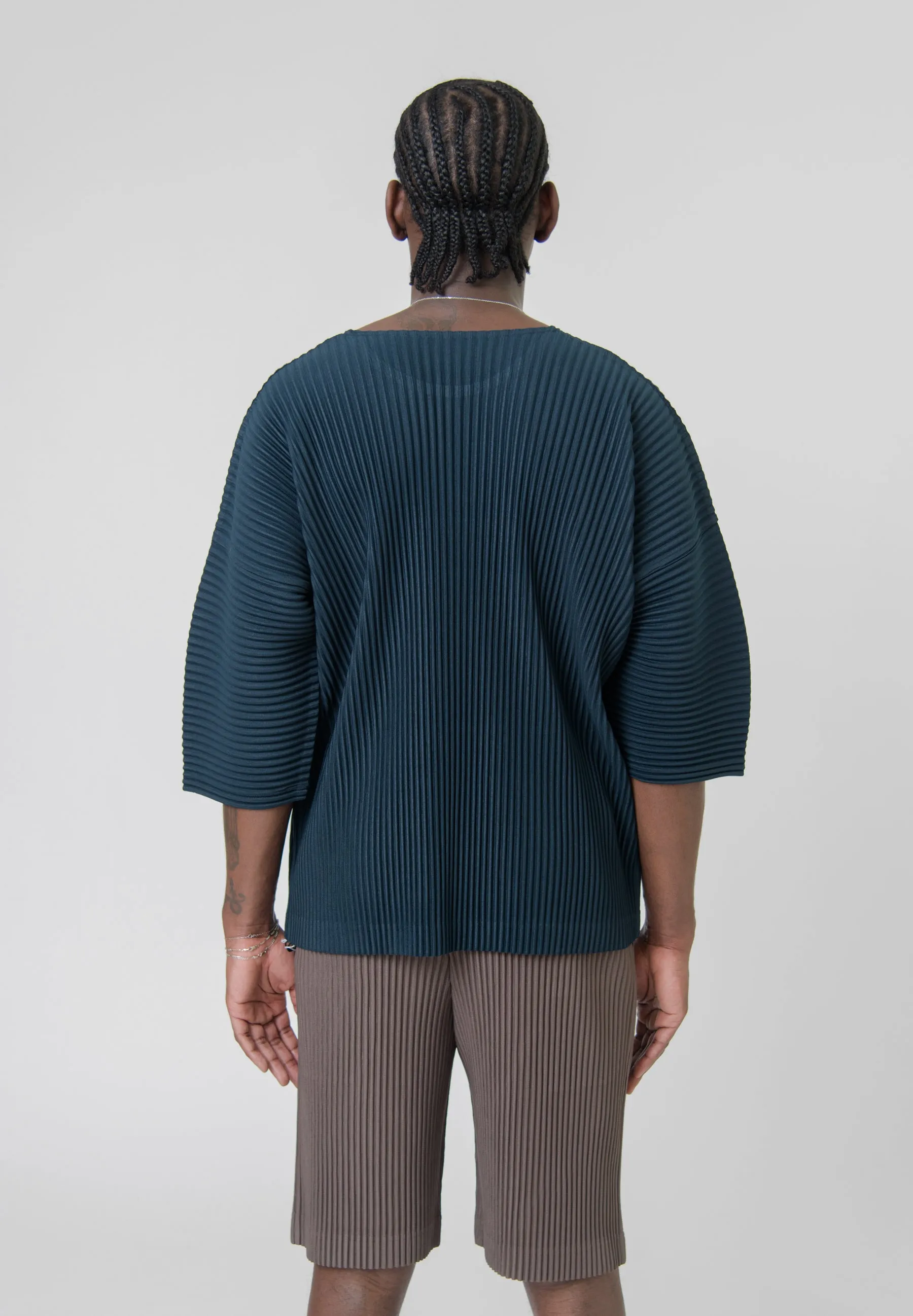 MC May Pleated Tee Deep Indigo JK119-76 sold by Nomad product image thumbnail 4