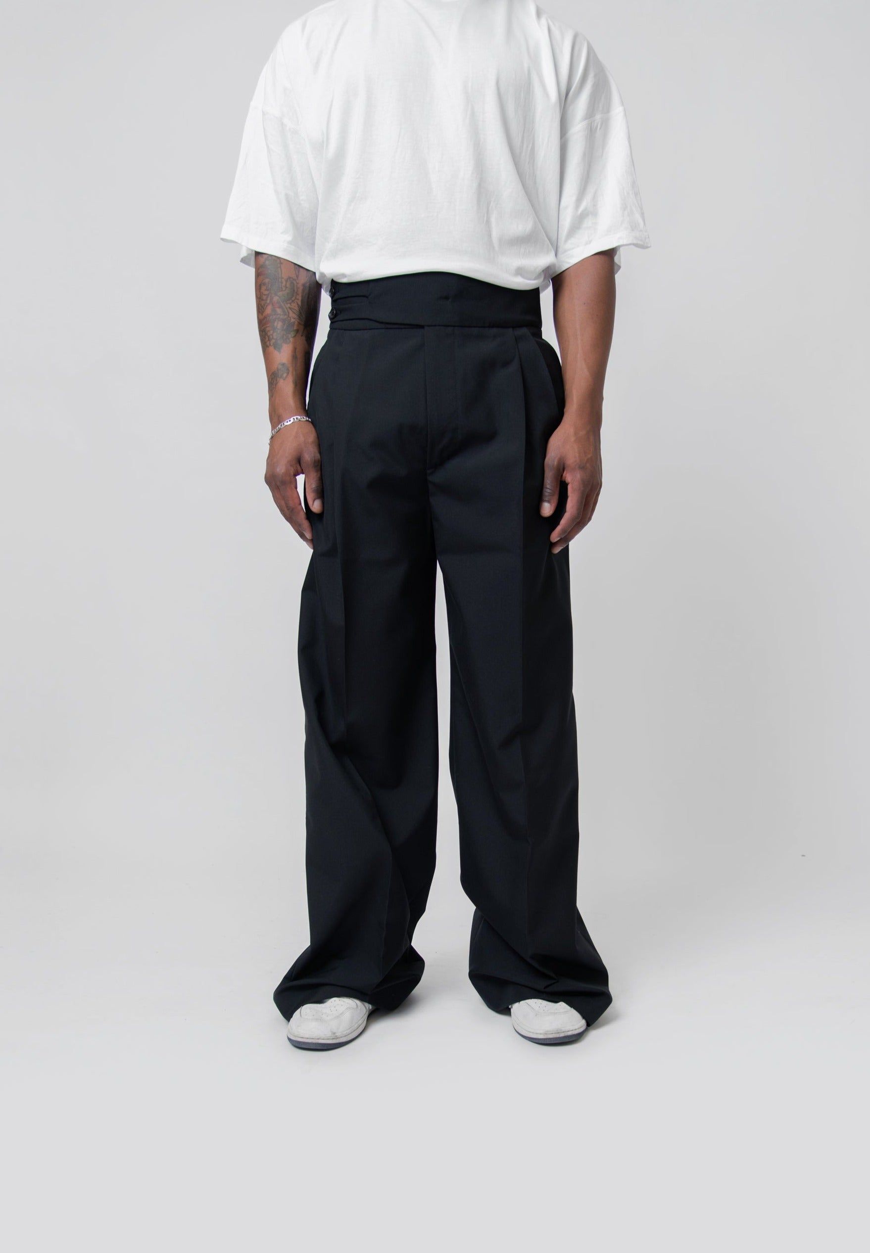 High Waist Trouser Black sold by Nomad