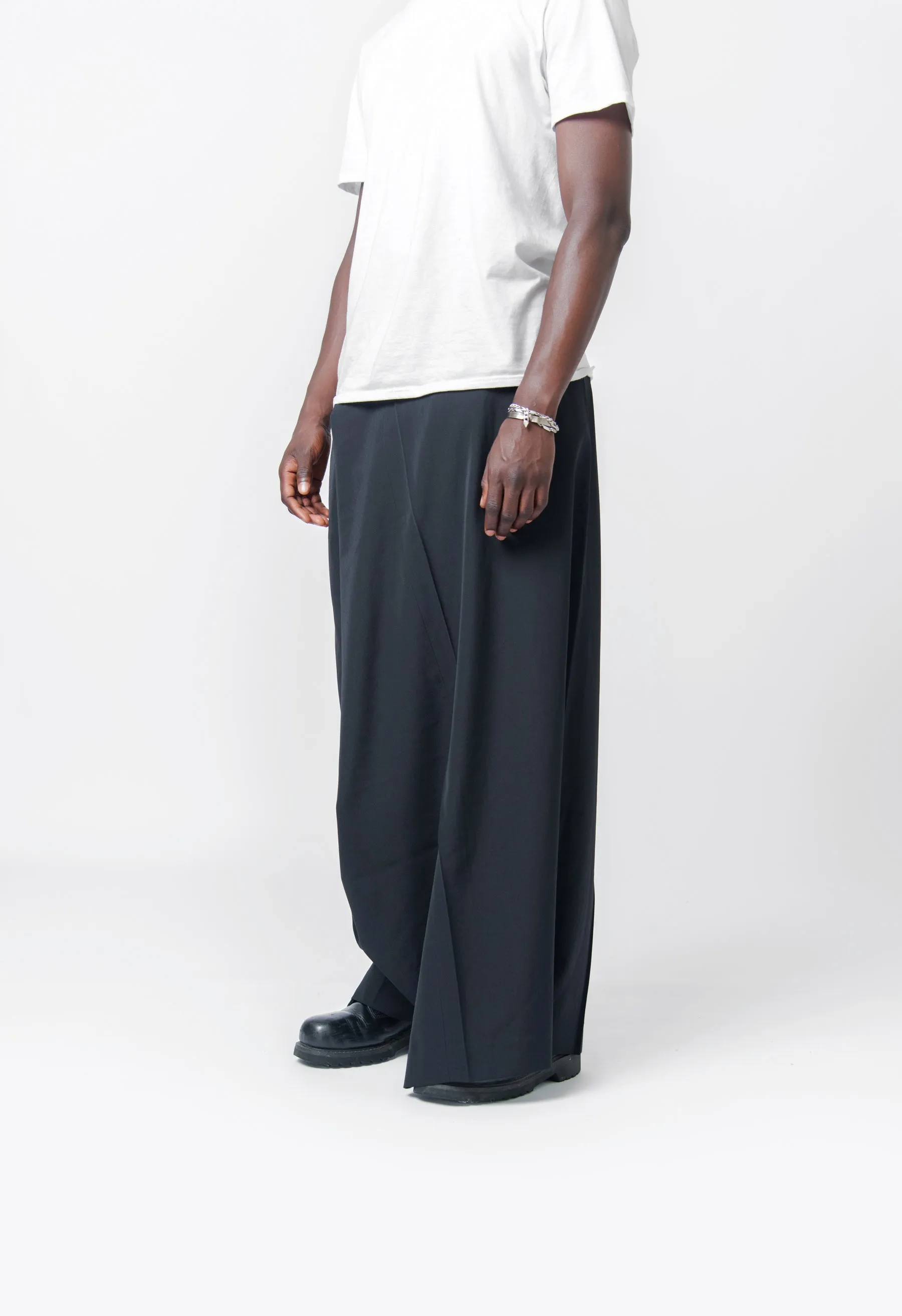 Wrap Over Trousers Black FN-MN-TROU000968 sold by Nomad product image thumbnail 4