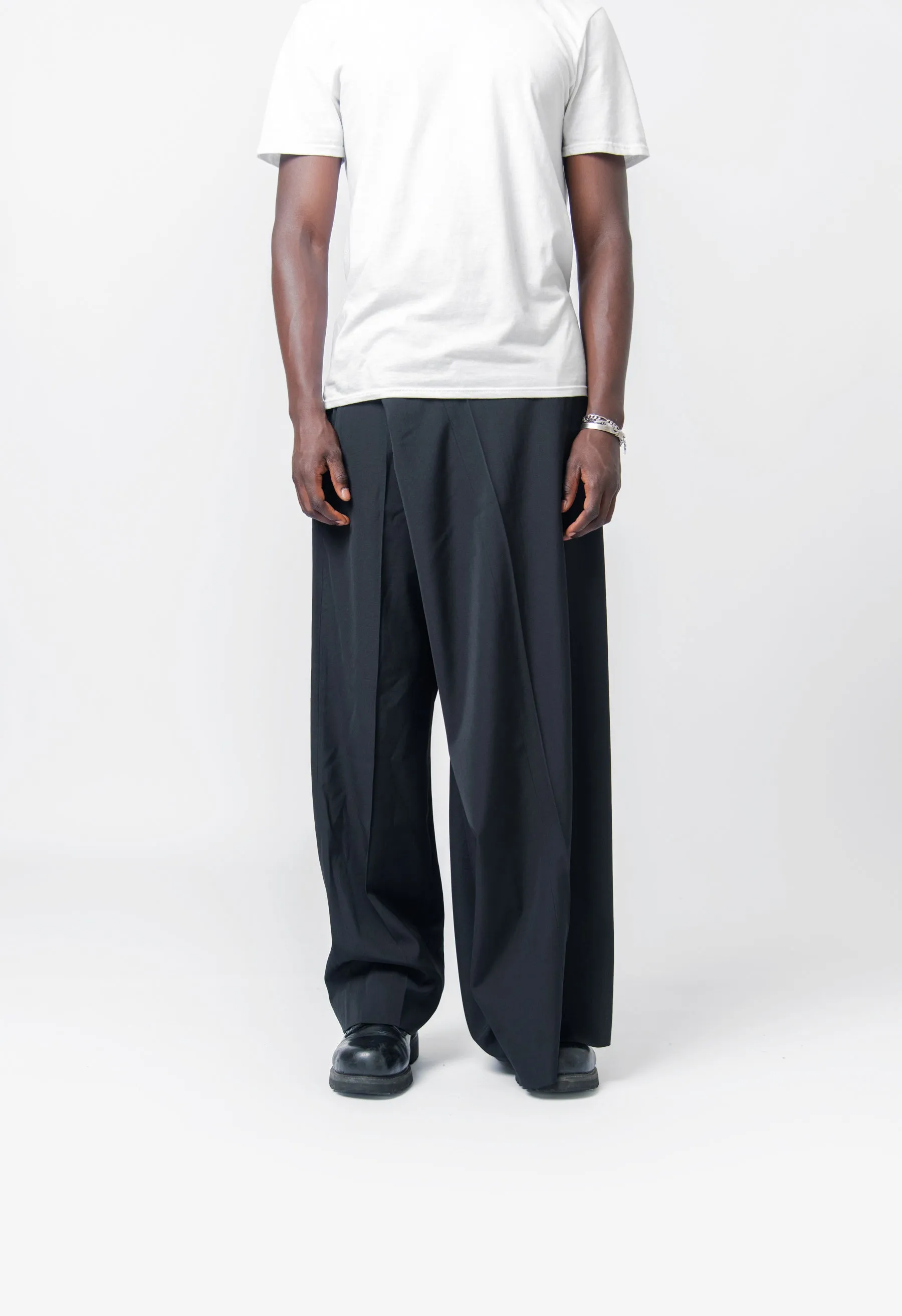 Wrap Over Trousers Black FN-MN-TROU000968 sold by Nomad product image thumbnail 3