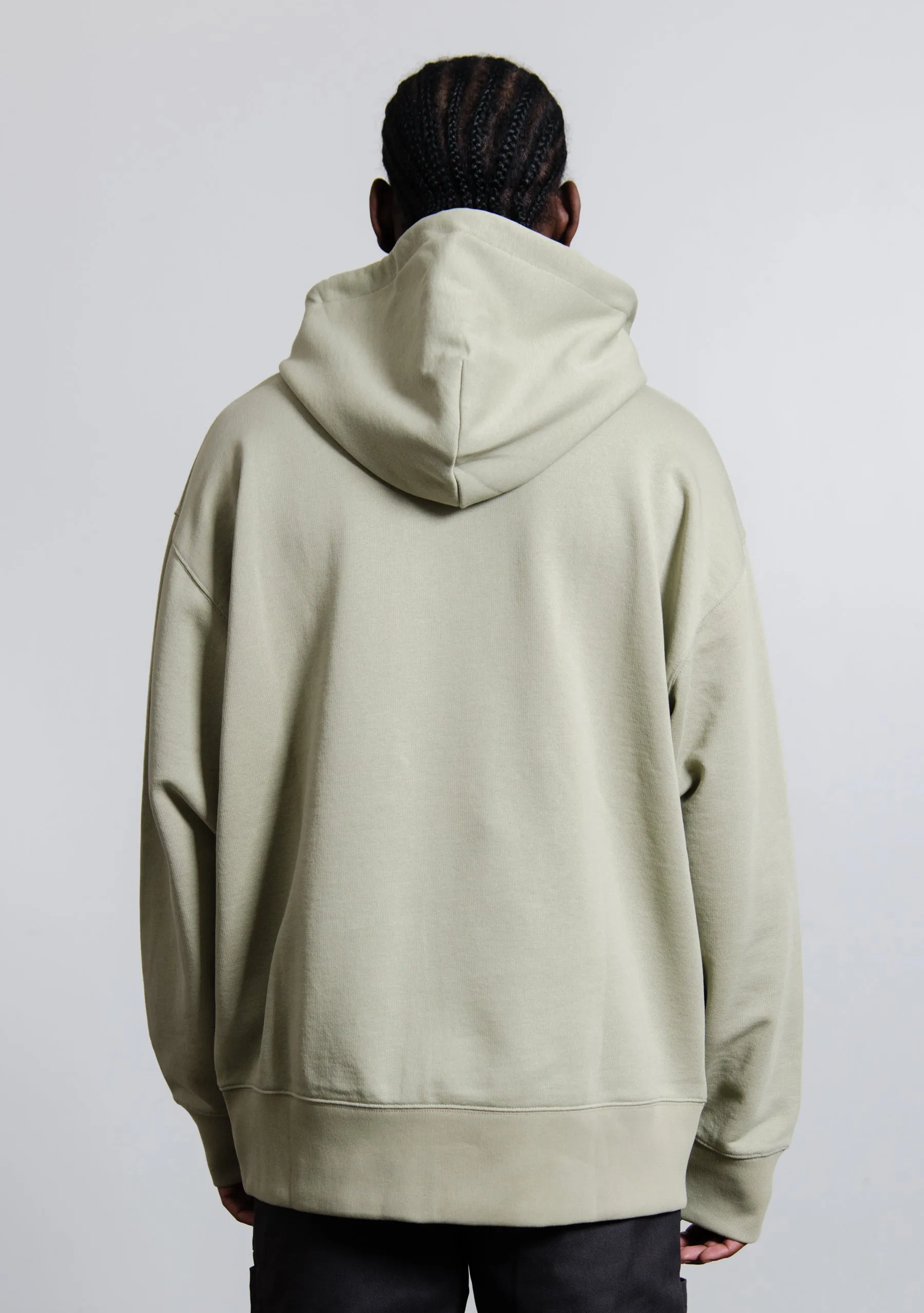 Face Logo Pullover Hoodie Eucalyptus Green SWEA000078 sold by Nomad product image thumbnail 2