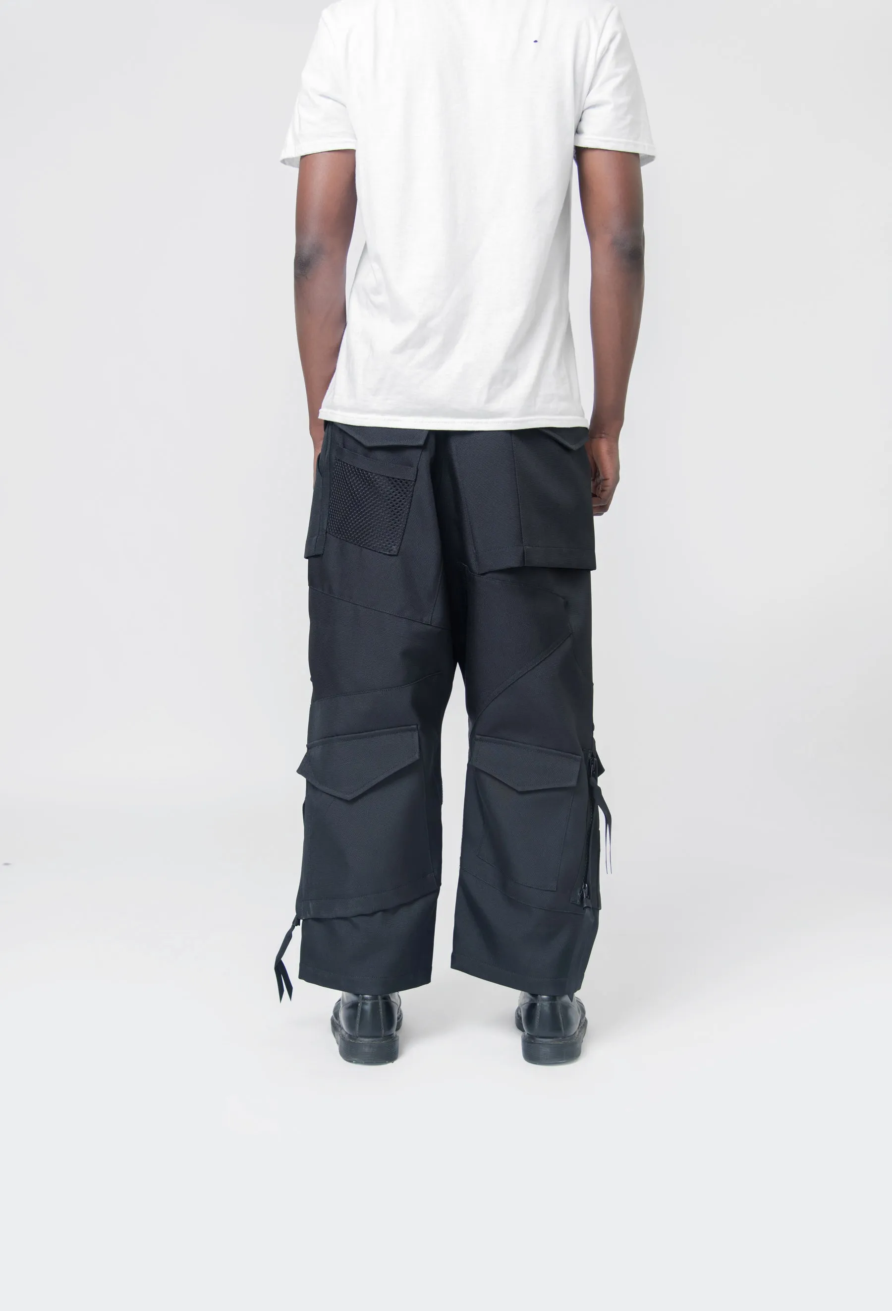 Polyester Canvas Cargo Pant Black WM-P002-051 sold by Nomad product image thumbnail 5