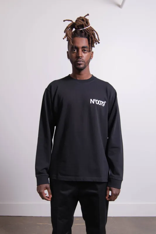 Long Sleeve N.0079 Tee Black sold by Nomad
