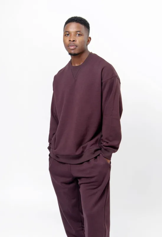 U NK Wool Classics Crewneck Sweater Brown FV4883-203 sold by Nomad