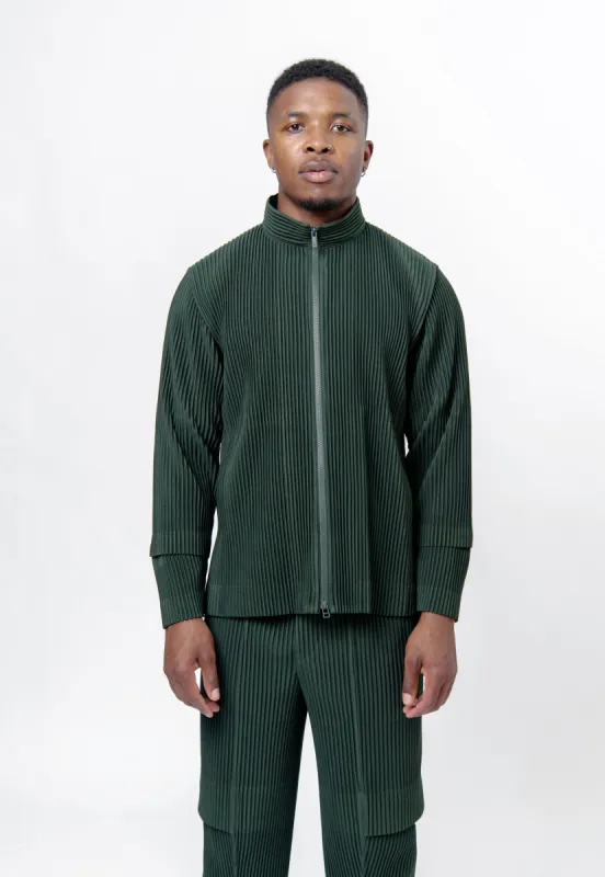 Cargo Pleated Jacket Green Chili HP46-JC170-67 sold by Nomad