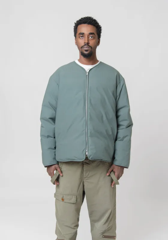 Down Jacket Harbour Blue J47AF0126 made by Jil Sander