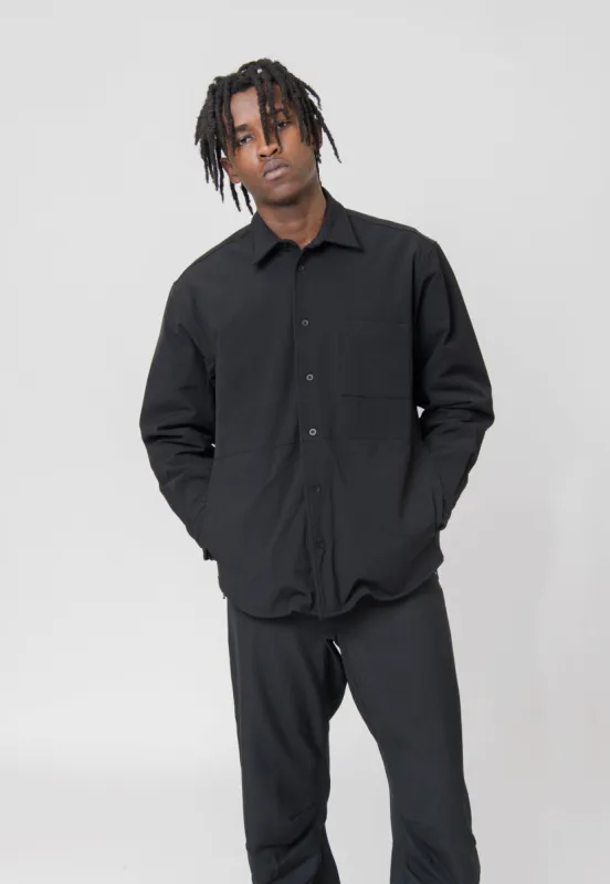 IBQ Thin Padded L/S Shirt Black SS24GR2A8SCBL sold by Nomad
