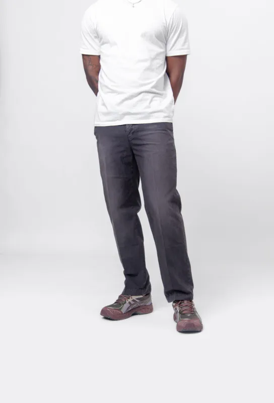 Field Chino Pants DMGD Black 0124105008007 made by Visvim