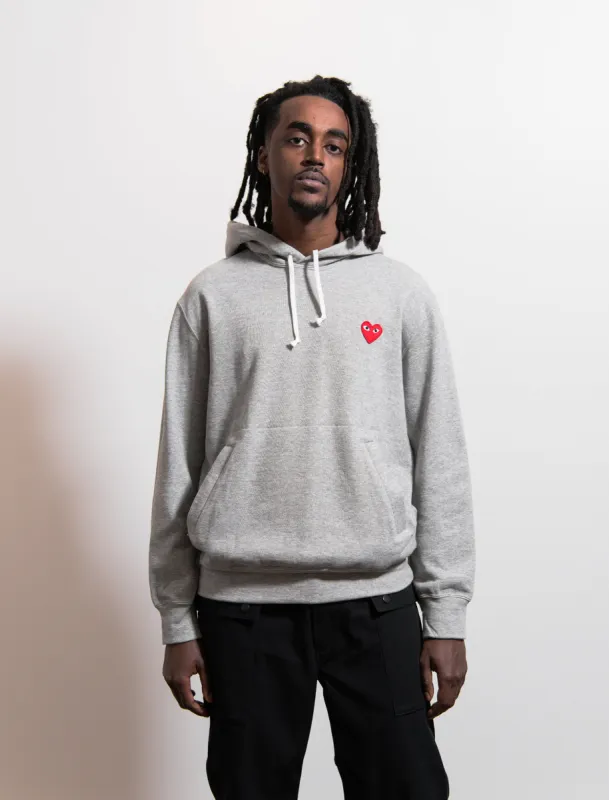 Emblem Pullover Hoodie Grey/Red T170 sold by Nomad