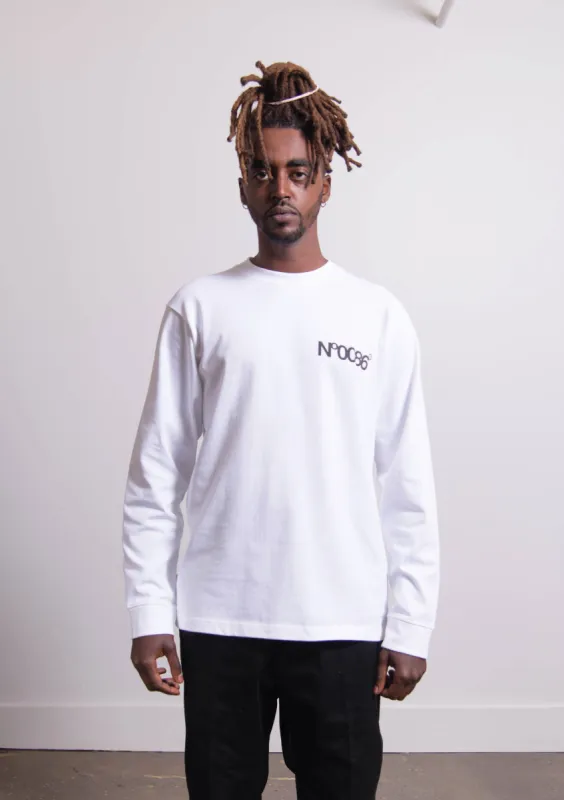 Long Sleeve N.0086 Tee White sold by Nomad