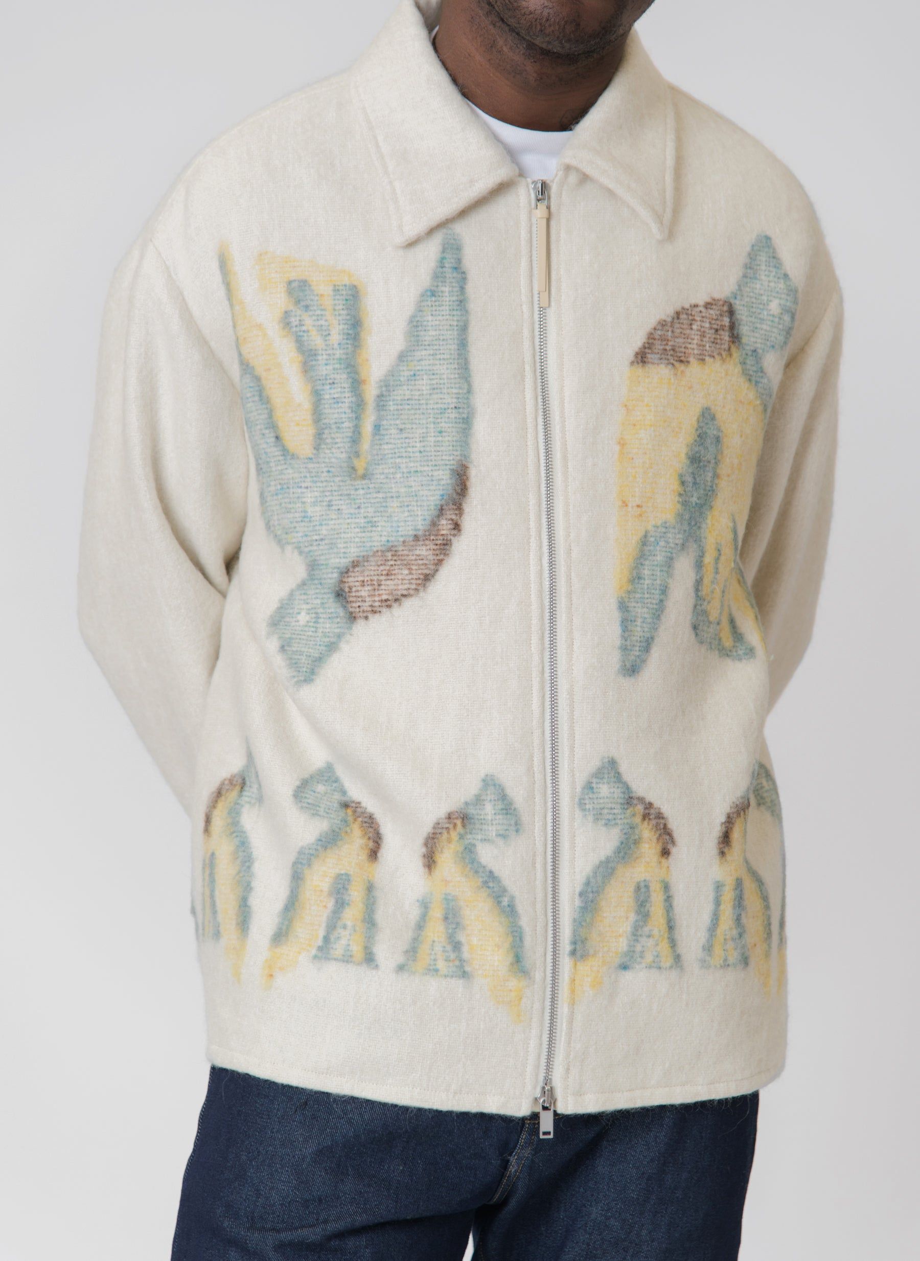 Bird Fil Coupe Jacket Blue/Natural J47BN0110 sold by Nomad product image thumbnail 2