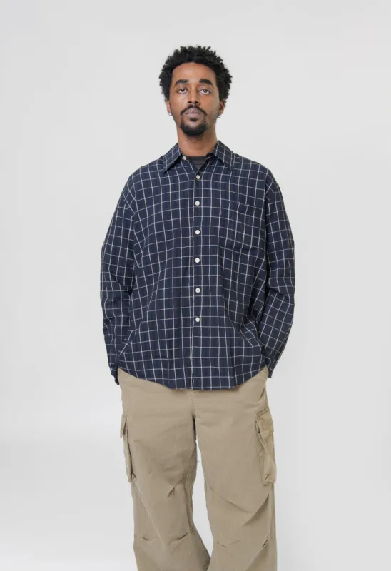 Above Shirt Dark Mediterranean Check M2242AD sold by Nomad