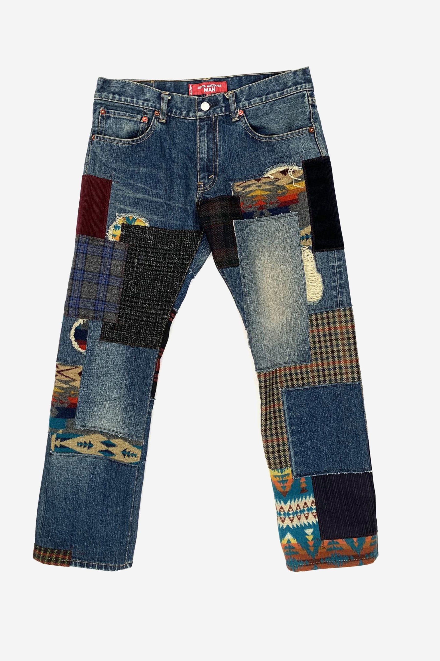 Pendleton Patchwork Levi's Denim Indigo WJ-P204 sold by Nomad