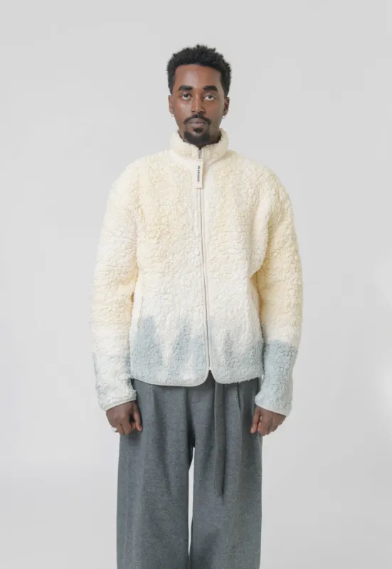 Tie Dye Zip Sweater Haze J47GU0011 sold by Nomad