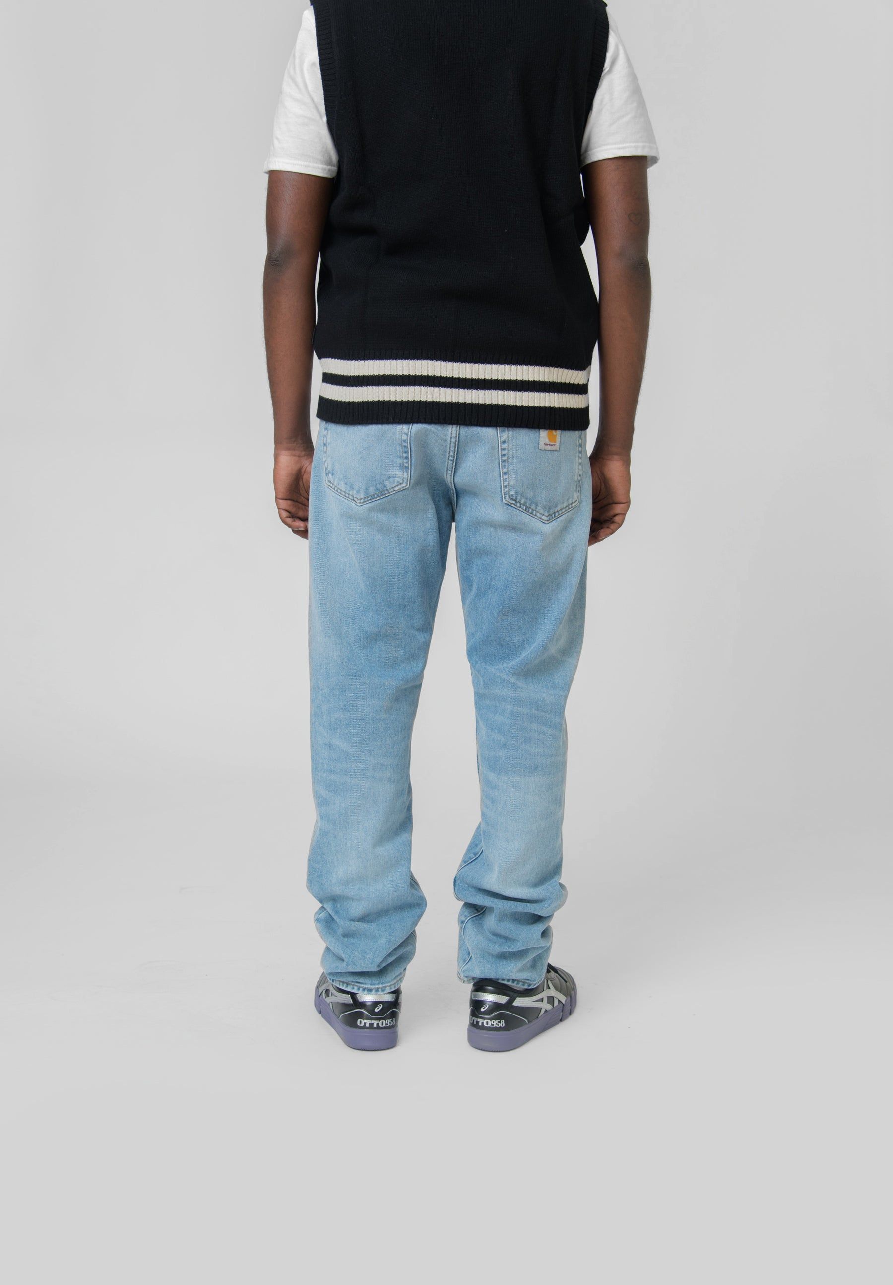 Pontiac Pant Blue Light Used Wash sold by Nomad product image thumbnail 5