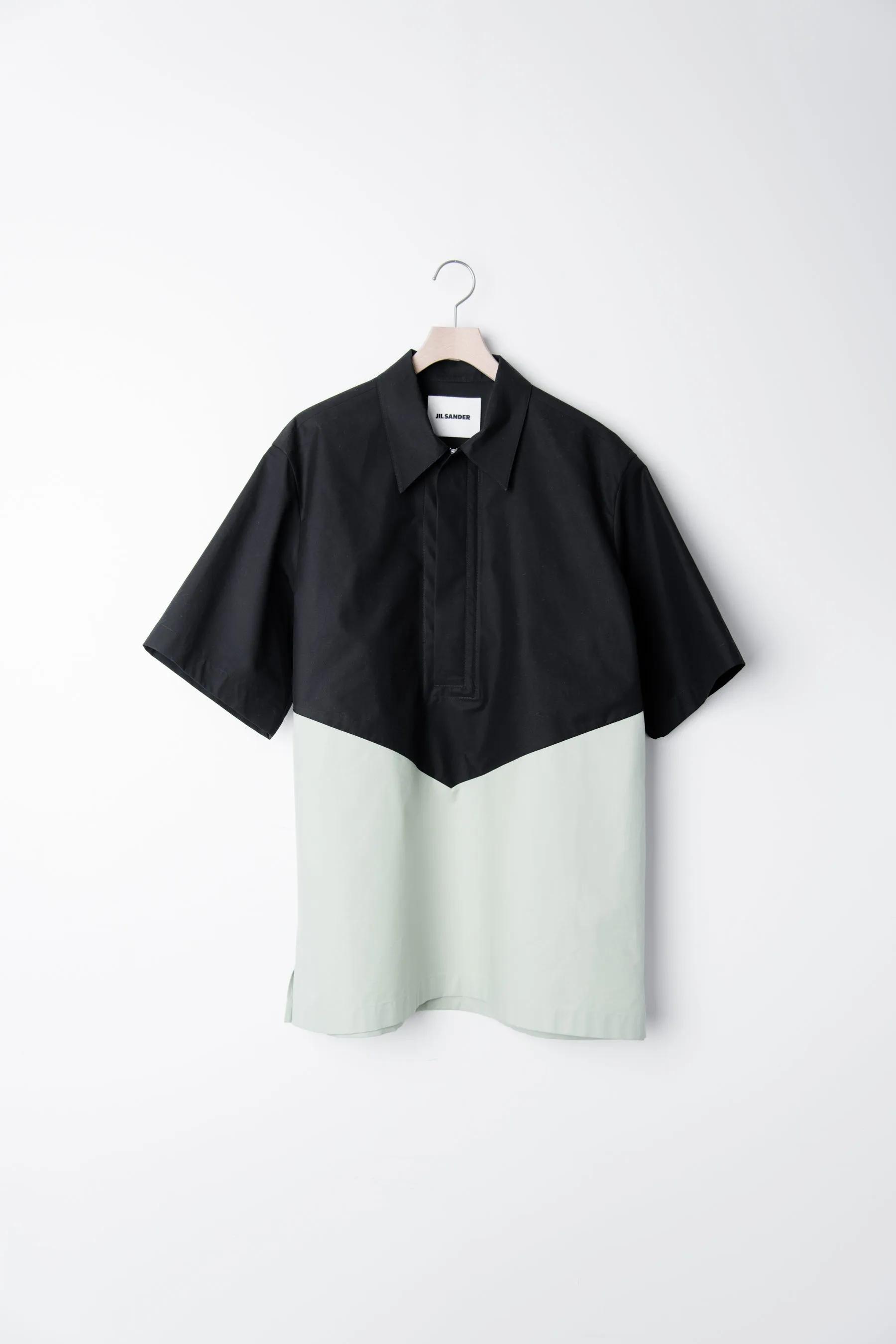 Cotton Canvas Shirt Black/Pastel Green JSMU601331 sold by Nomad product image thumbnail 2