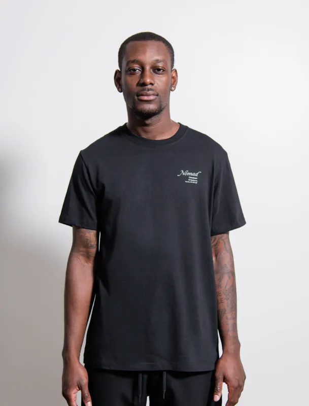 Smoke Break Tee Black/White sold by Nomad