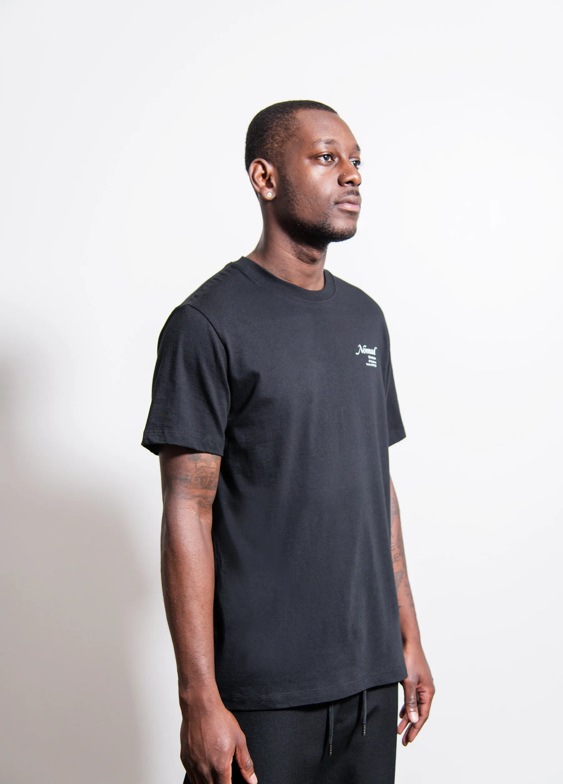 Smoke Break Tee Black/White sold by Nomad product image thumbnail 2