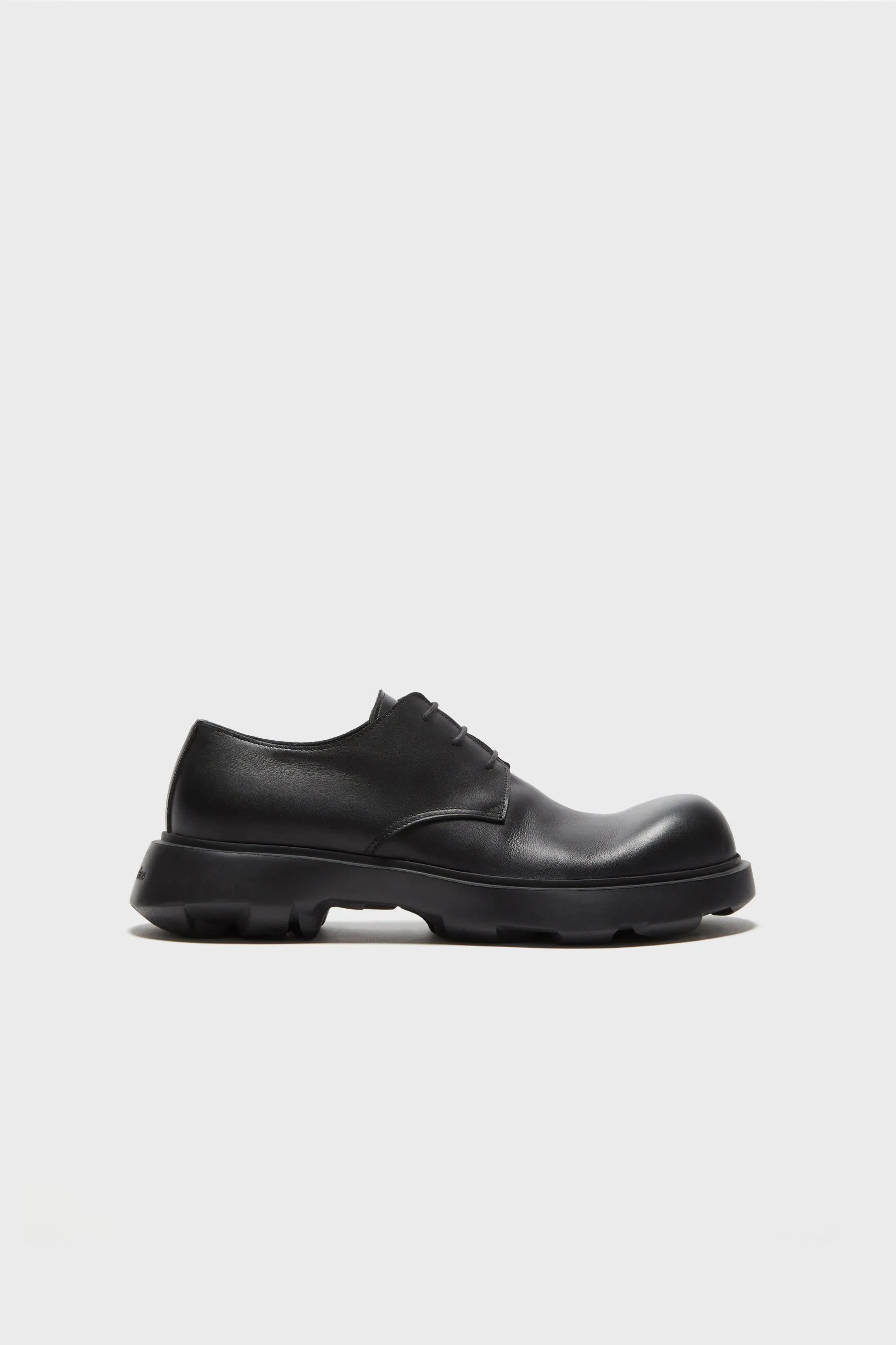Leather Lace-Up Shoes Black FN-MN-SHOE000272 sold by Nomad