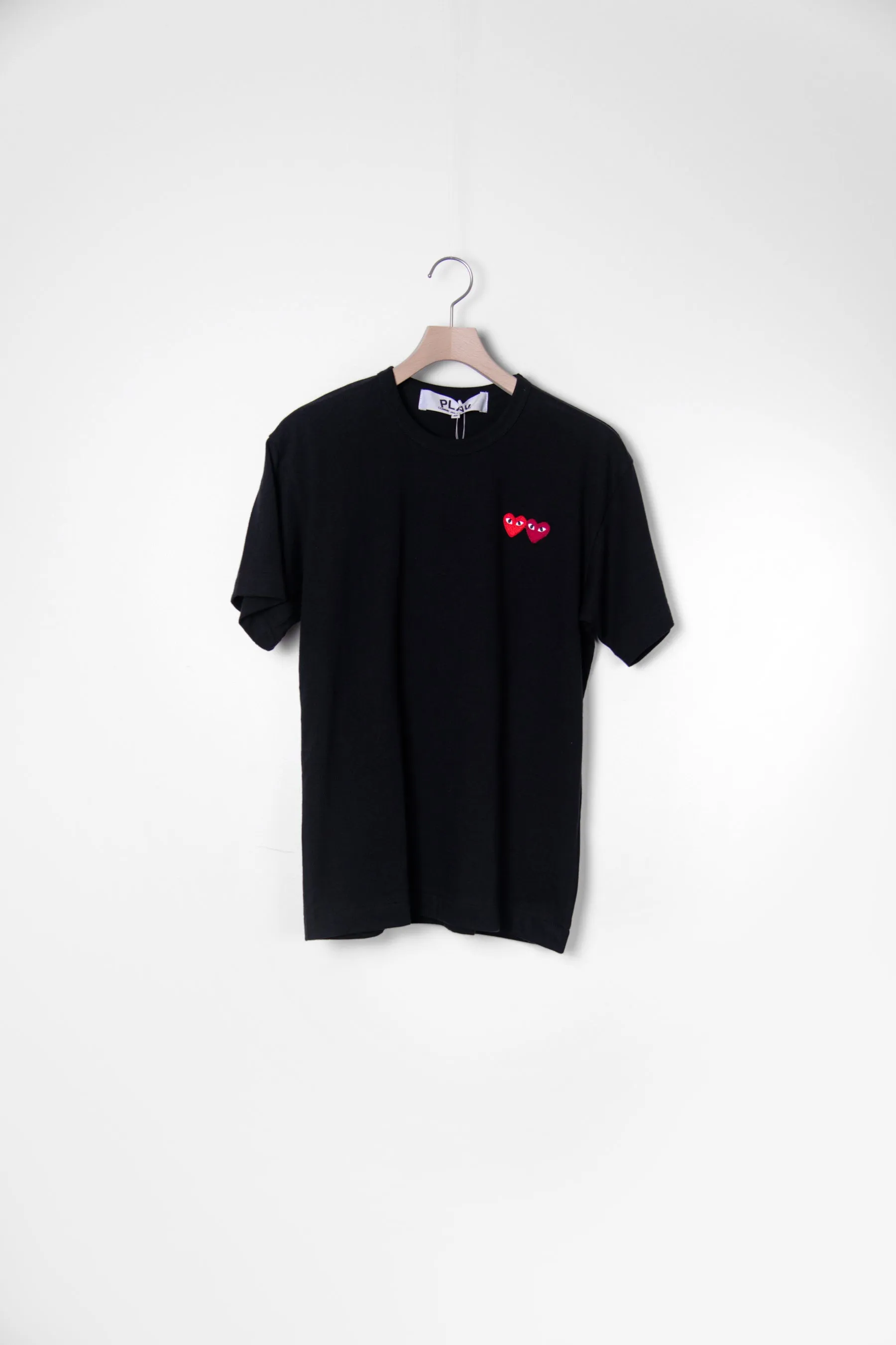 Short Sleeve Double Emblem Tee Black T226 sold by Nomad