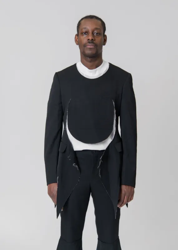 Cut Out Pullover Blazer Black PK-J057 sold by Nomad
