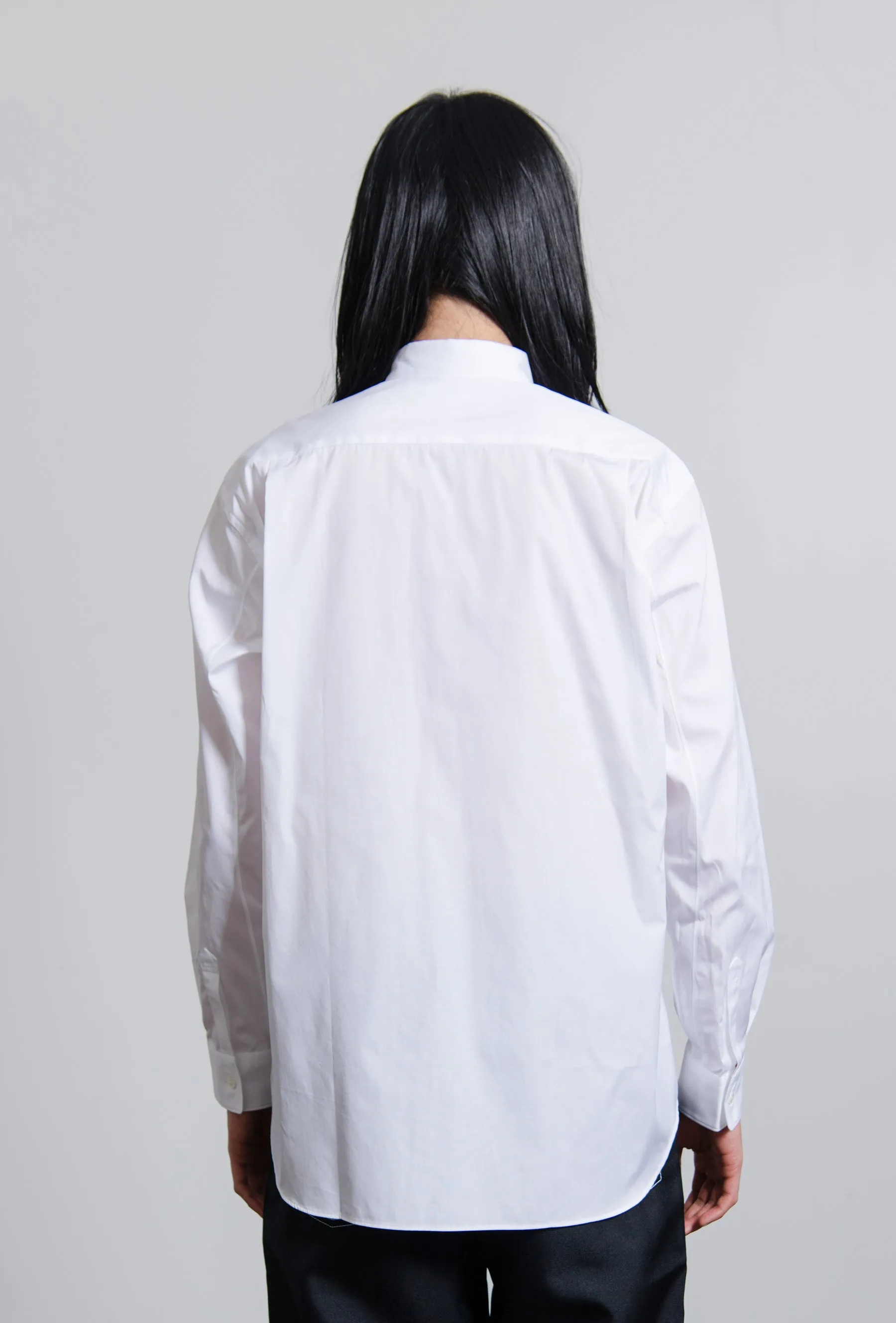 Striped Panel Poplin Shirt White/Stripe B014 sold by Nomad product image thumbnail 5